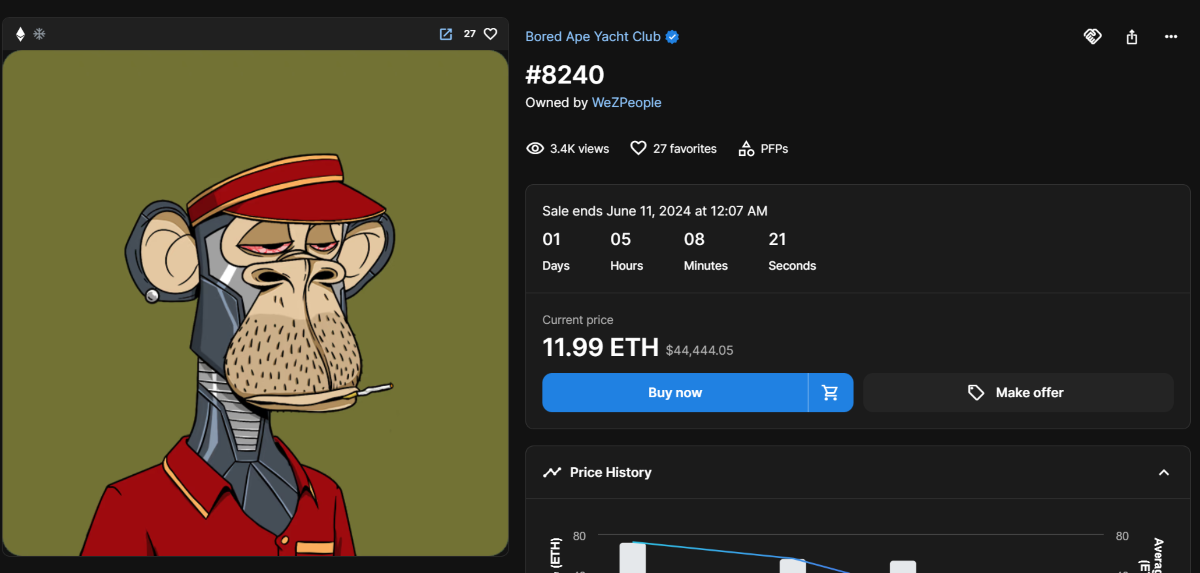 NFT Architecture - BAYC#8240